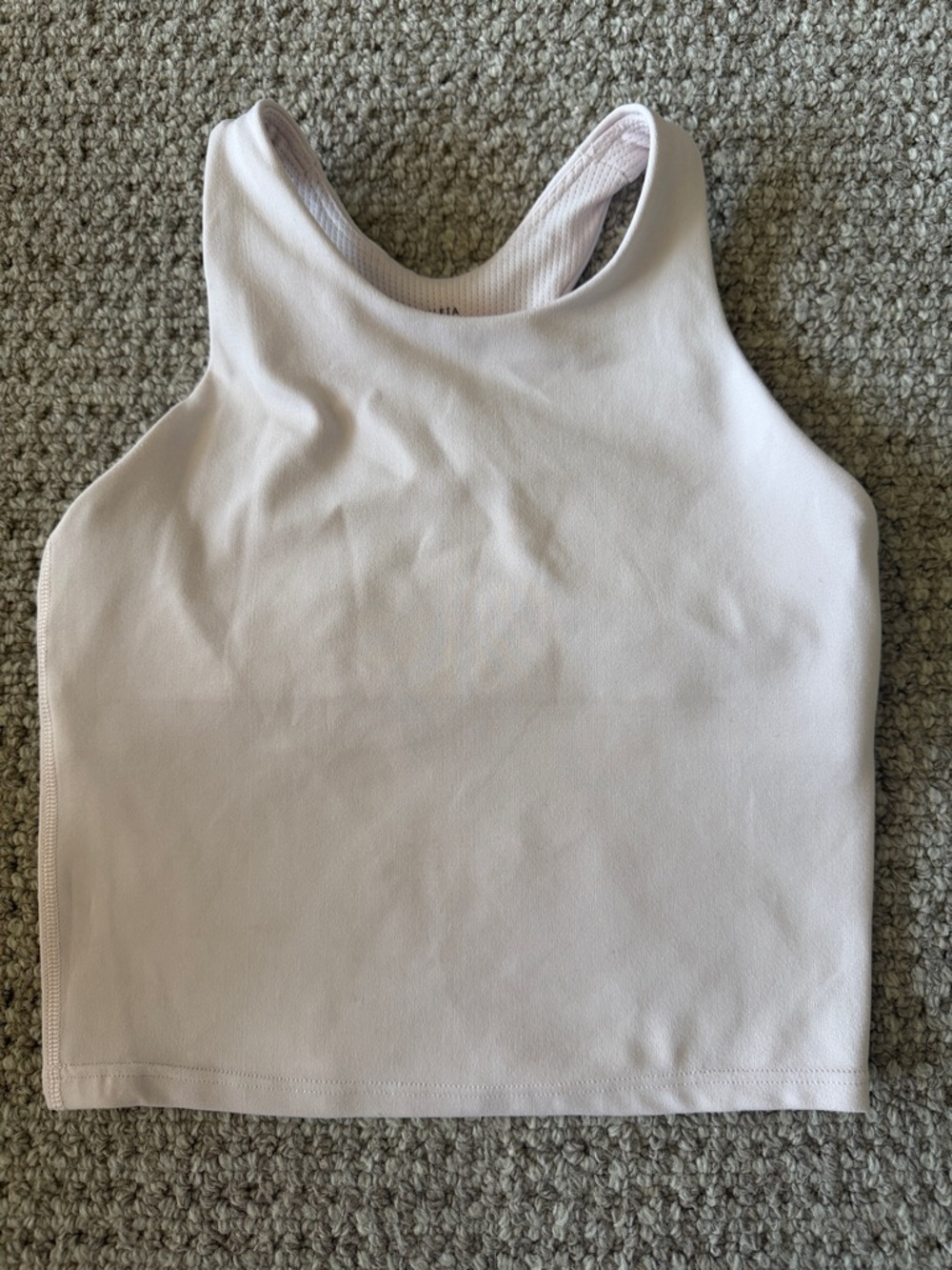 Athleta Girl light pink long distance Sport Bra 8/10